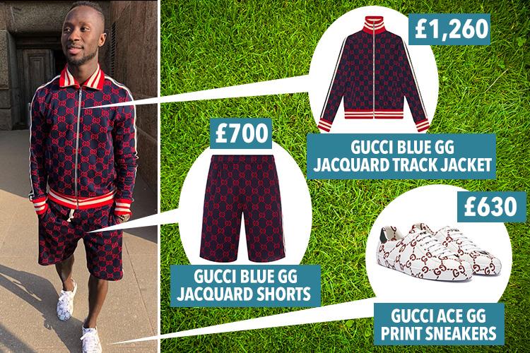  Naby Keita wears head-to-toe Gucci