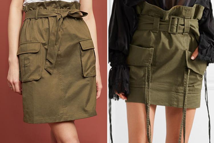  Can you tell the difference between Anthropologie's skirt and the designer one which could save you £800?