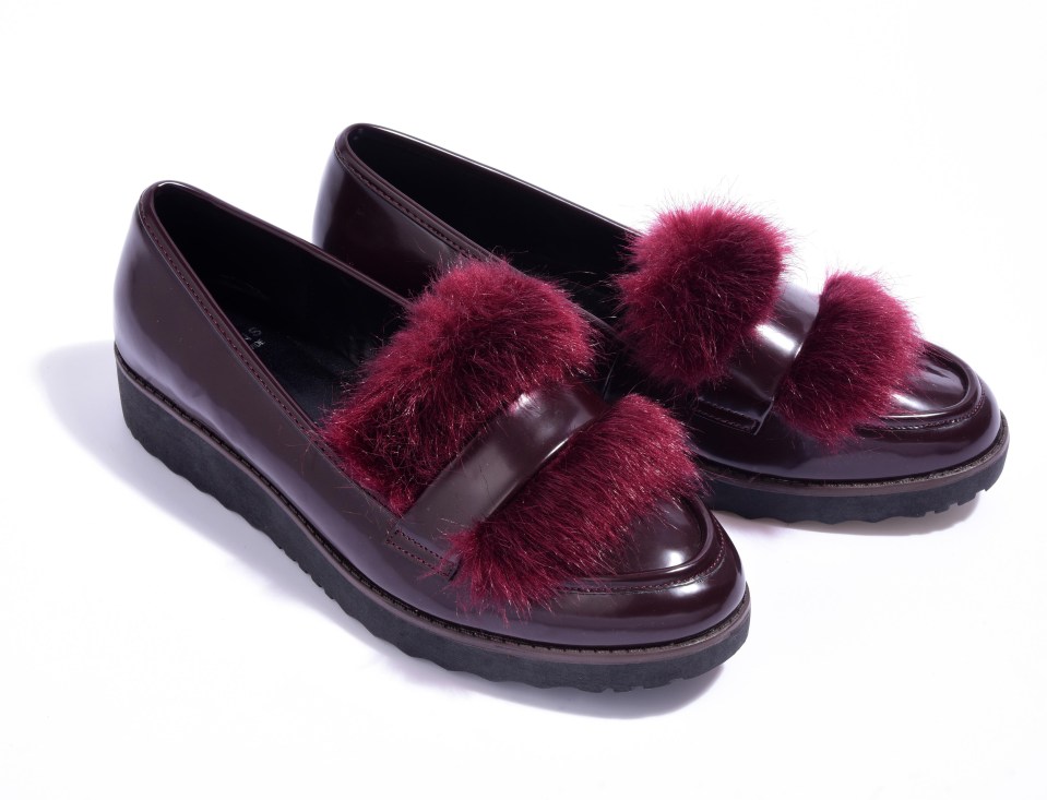 Loafers get a furry, fun makeover for back-to-school vibes in the office