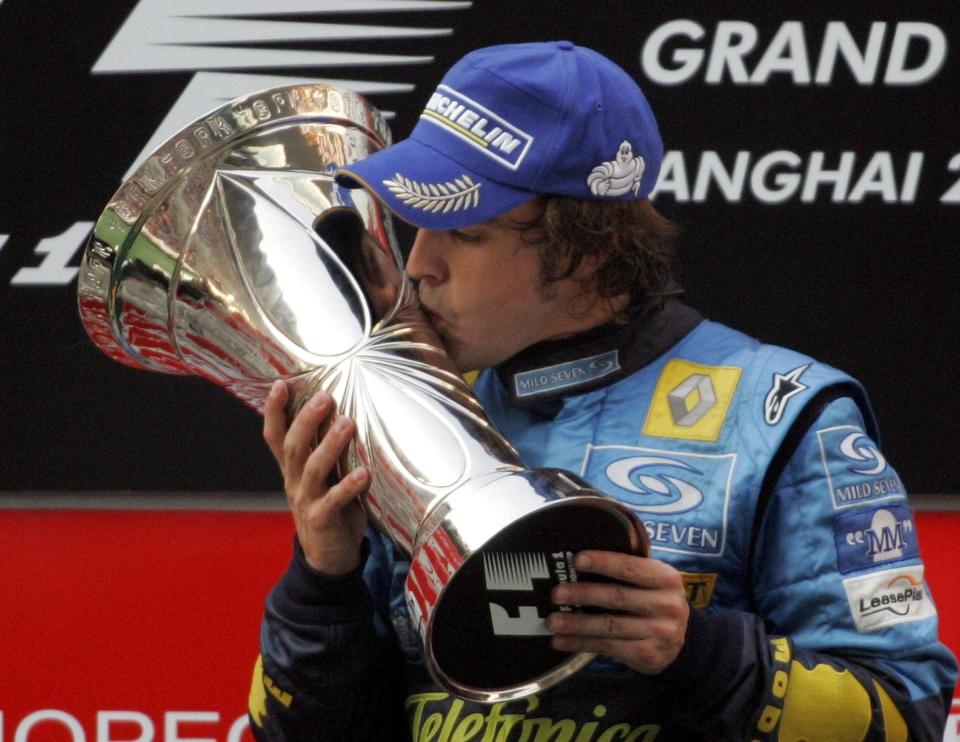  Fernando Alonso won his first title in 2005 at just 24 years old - he was the youngest champ ever but has since lost out to Sebastian Vettel