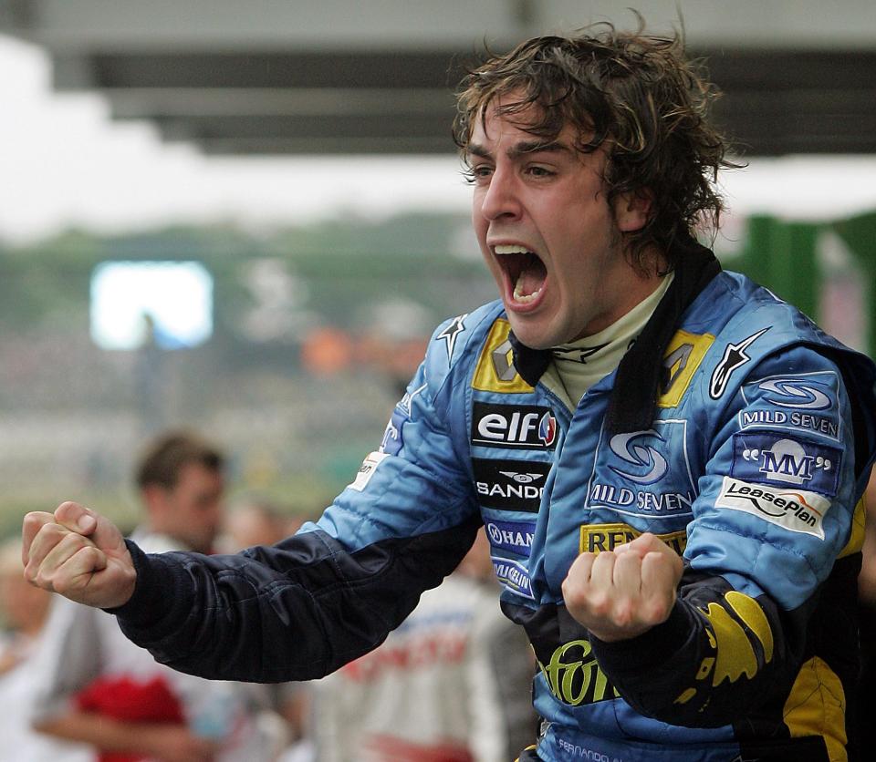  Fernando Alonso won his first world championship with Renault in 2005