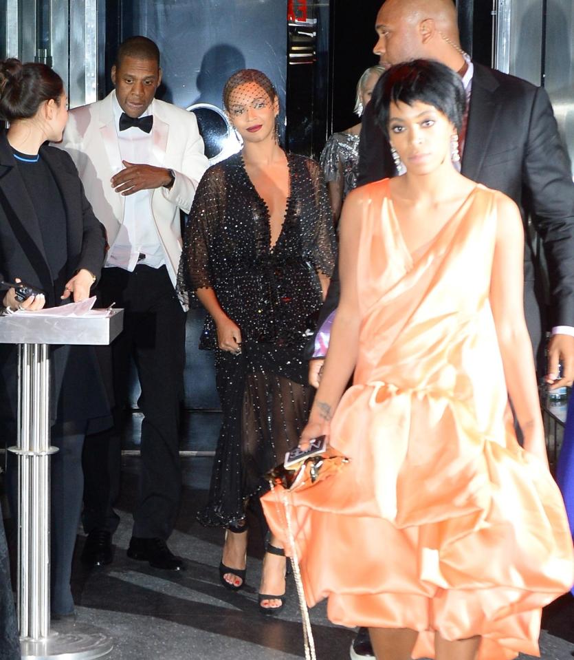  Jay Z's sister-in-law Solange was caught on camera attacking him after the 2014 Met Gala amid cheating accusations