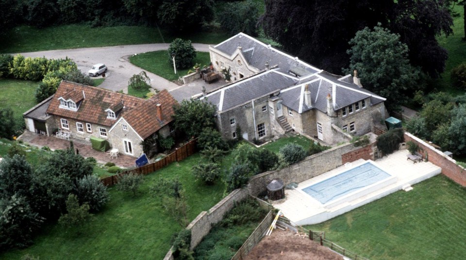 Palmer’s former home near Bath where he smelted gold