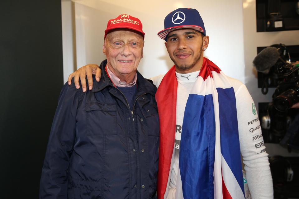 Lauda has been a key part of Lewis Hamilton's decision to join Mercedes, where he has won three world titles