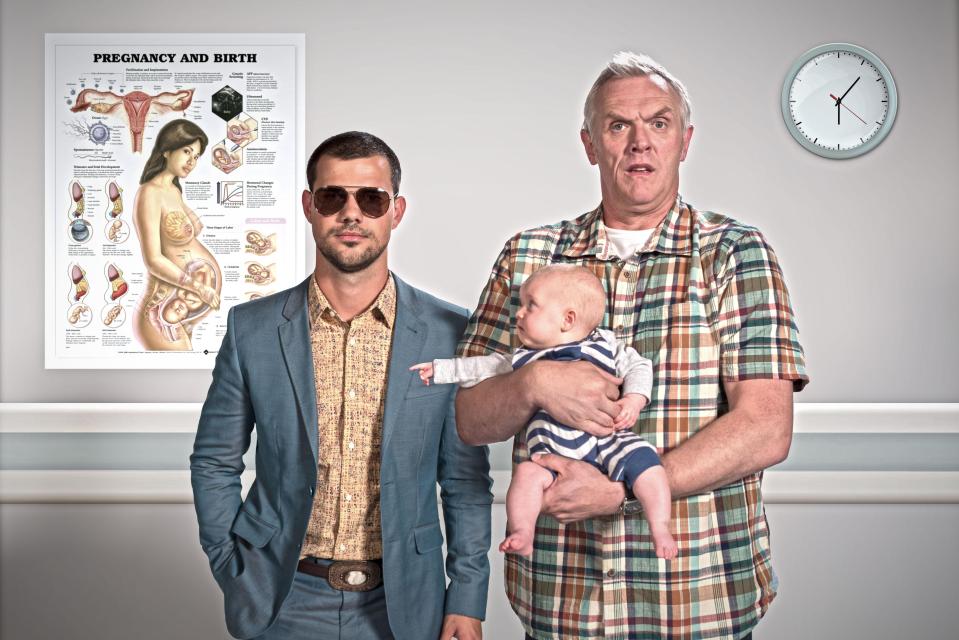  Taylor Lautner with Greg Davies in Cuckoo