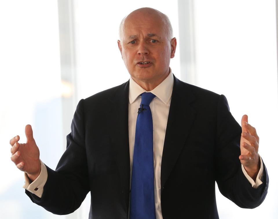  Ex-Work and Pensions Secretary Iain Duncan Smith