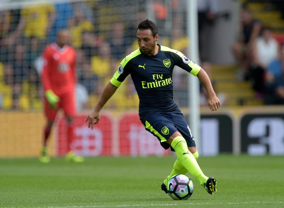  Cazorla left Arsenal this summer after six years with the club