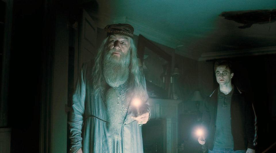  Dumbledore gives Harry the invisibility cloak, just like the third brother in the Tale of Three Brothers