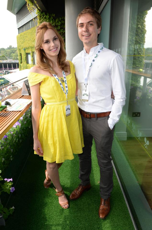  Kara's sister Hannah Tointon, left, with her fiancée Joe Thomas, right