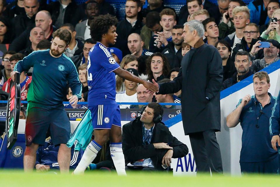 Willian admits he would like to work with Jose Mourinho again one day