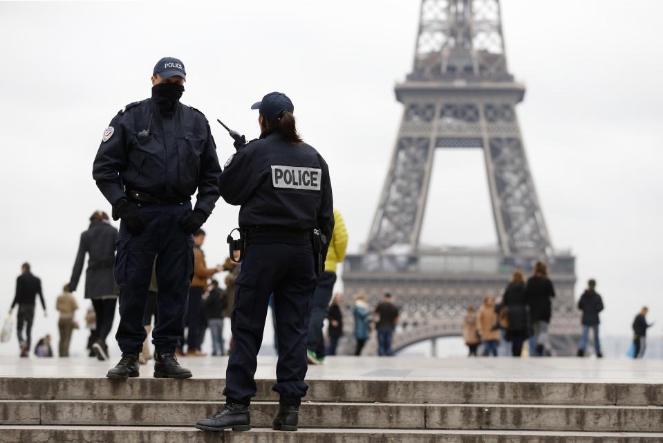  Police patrol in French capital 