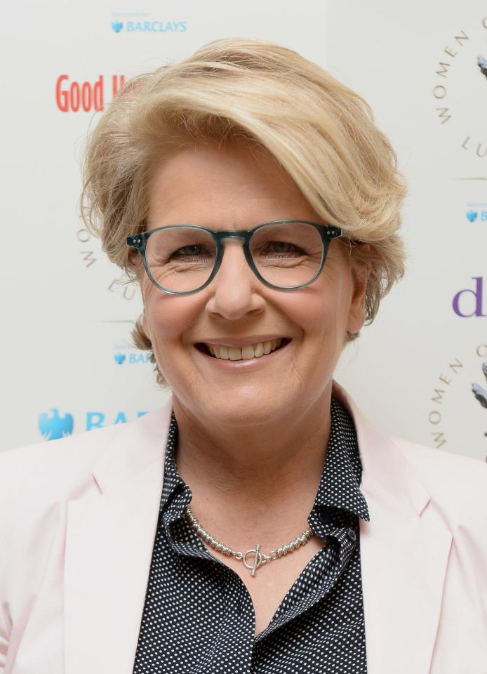  Sandi Toksvig will be hoping the wannabe chefs brush up on their pastry skills