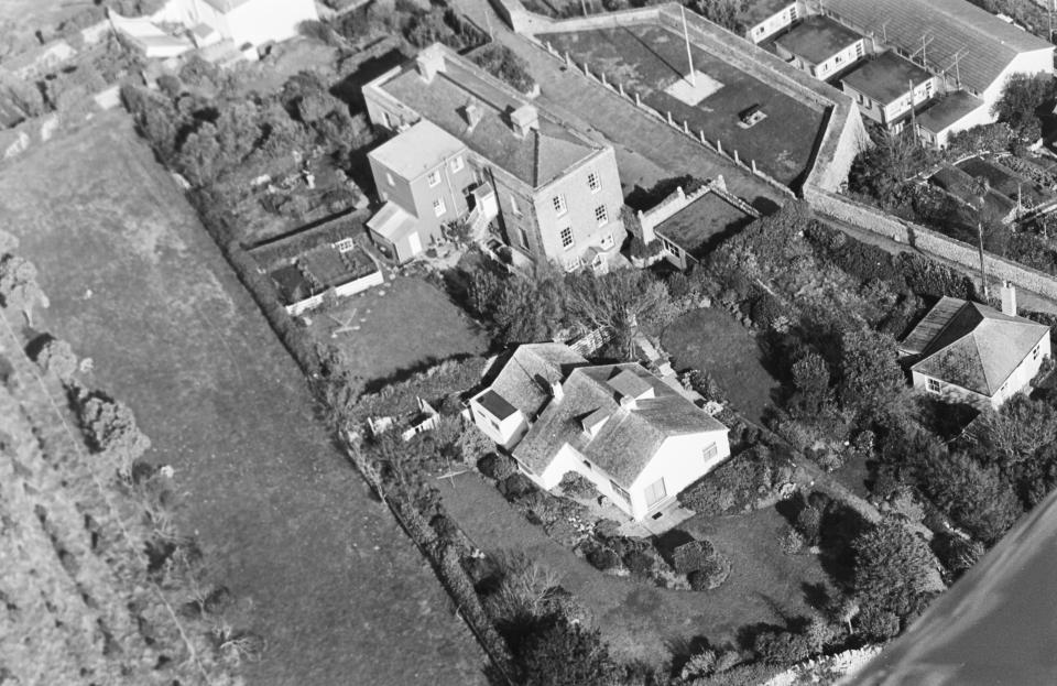  An aerial shot of Prince Charles's Cottage Tamarisk on the Isles of Scilly