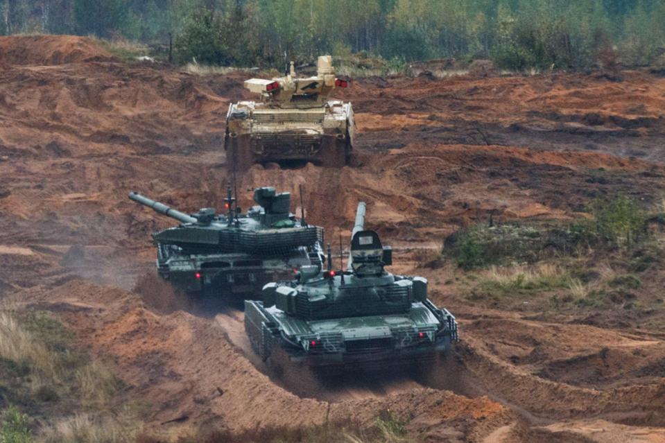 Thousands of tanks are set to take part in mock land invasions