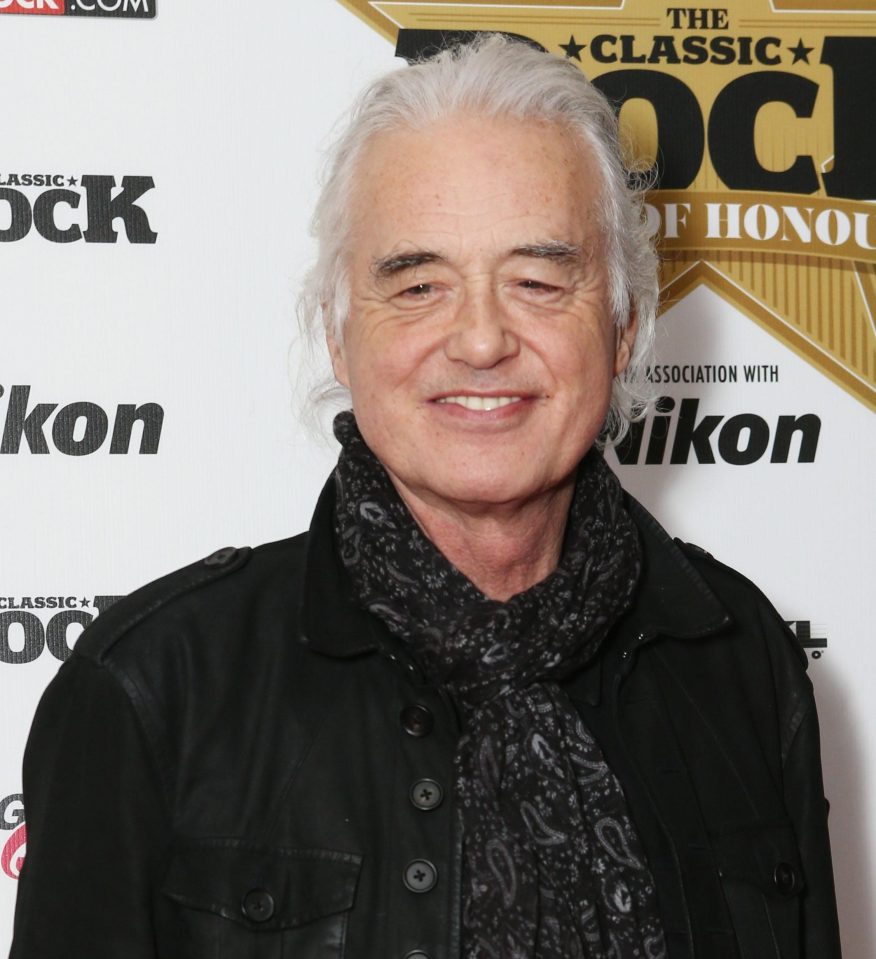  Jimmy Page at the Classic Rock Hall of Fame in London in 2015