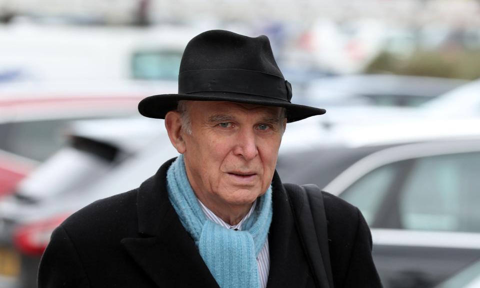  Lib Dem leader Vince Cable said 'people shouldn't be punished for using less energy'