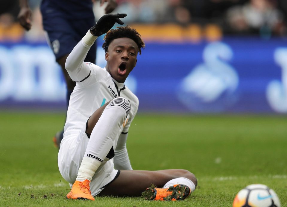 Tammy Abraham could not fire in the goals to keep Swansea in the Premier League last season