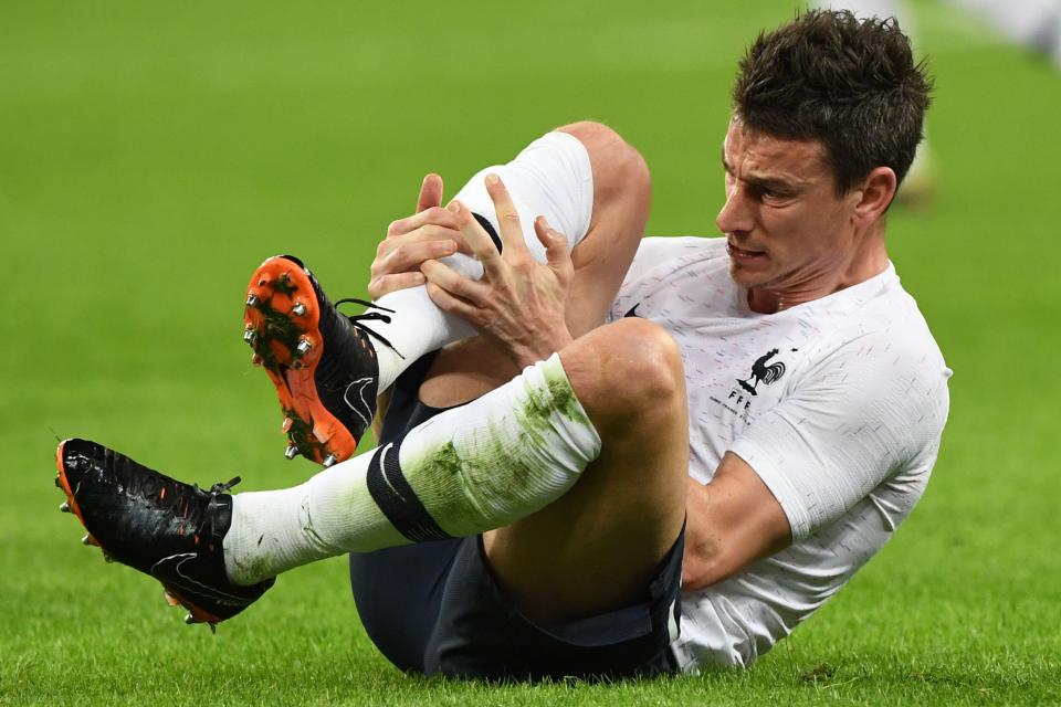 Laurent Koscielny missed France's World Cup-winning campaign