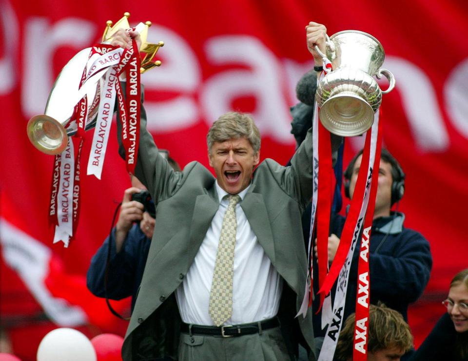  Wenger's reign at Arsenal saw him weather good and bad times