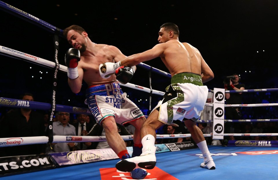 Khan knocked out Phil Lo Greco in 40 seconds during his last outing