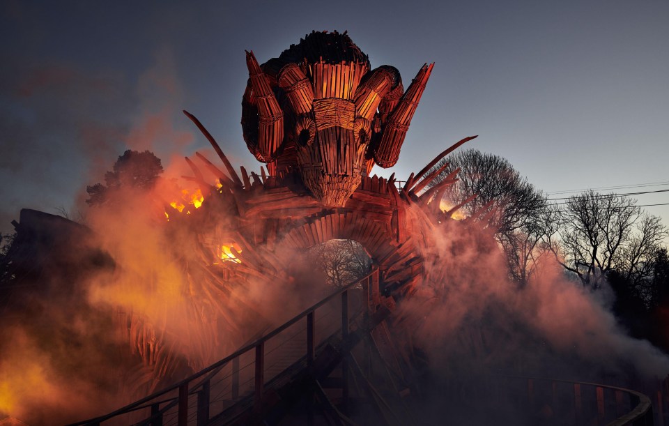 The Wicker Man opened earlier this year and is the first wooden rollercoaster to be built in the UK for 20 years