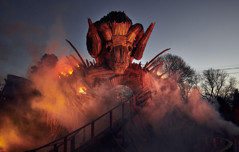  The Wicker Man opened earlier this year and is the first wooden rollercoaster to be built in the UK for 20 years