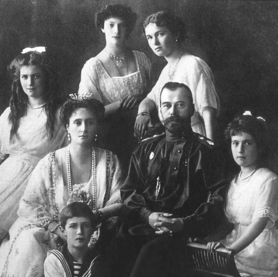  The Tsar of Russia was brutally murdered along with his wife and five children in 1918