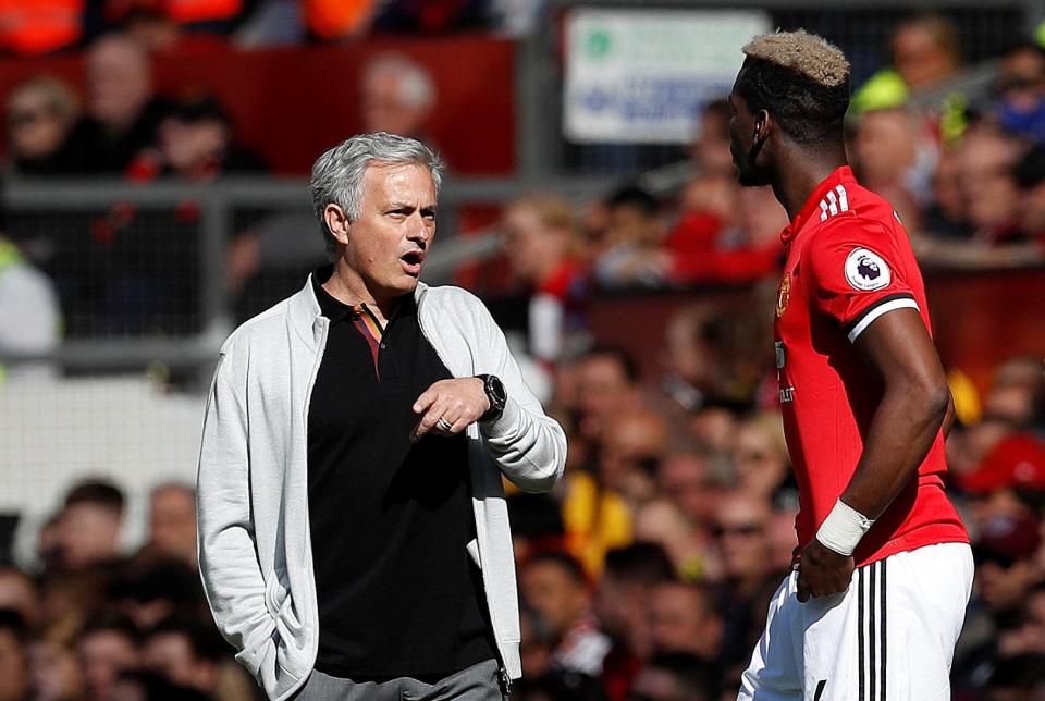  Mourinho and Pogba clashed several times last season, leading to a potential exit for the latter