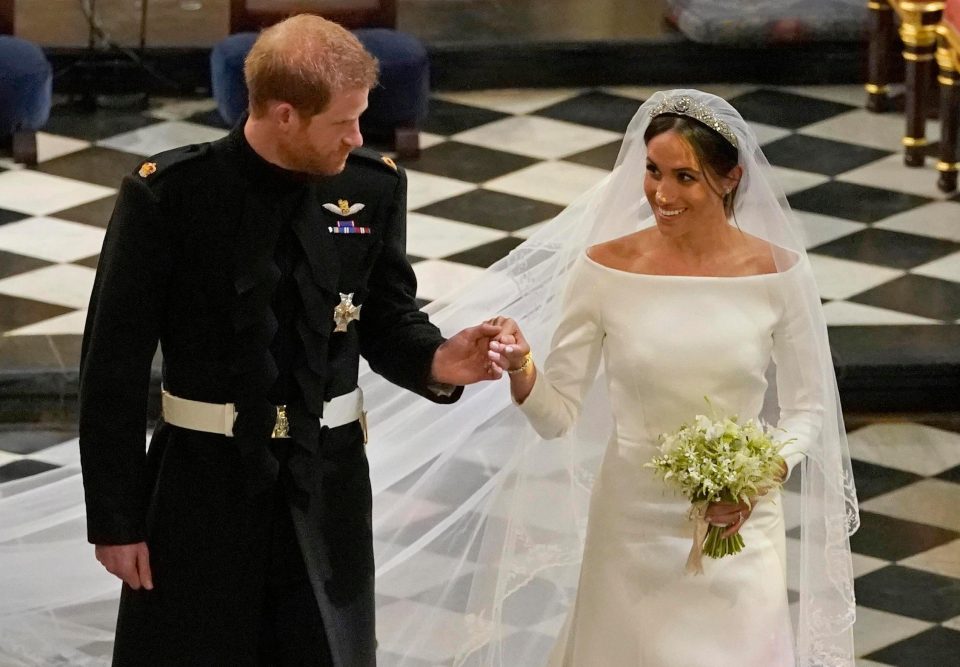  Meghan Markle and Prince Harry married at St George's Chapel, Windsor Castle in May