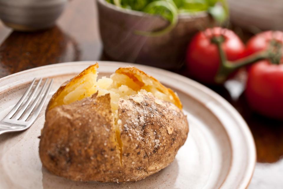  Baked potatoes are back on the dinner menu! Eating carbs later in the day may help you lose weight