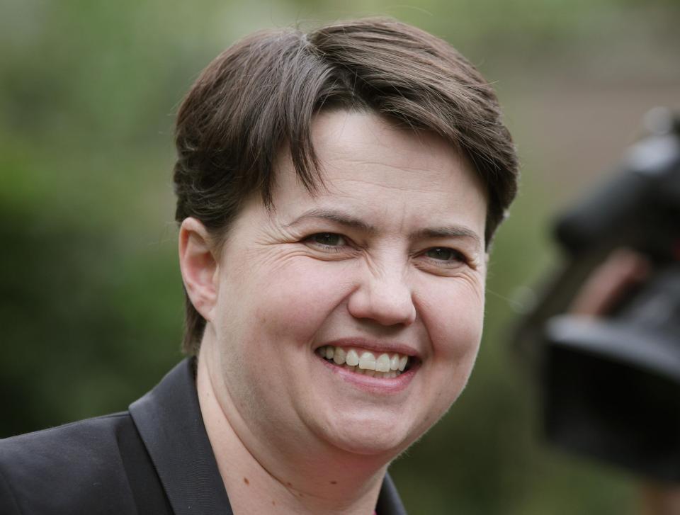  Ruth Davidson is the leader of the Scottish Tories and made comparisons to wearing the burka and wearing a cross