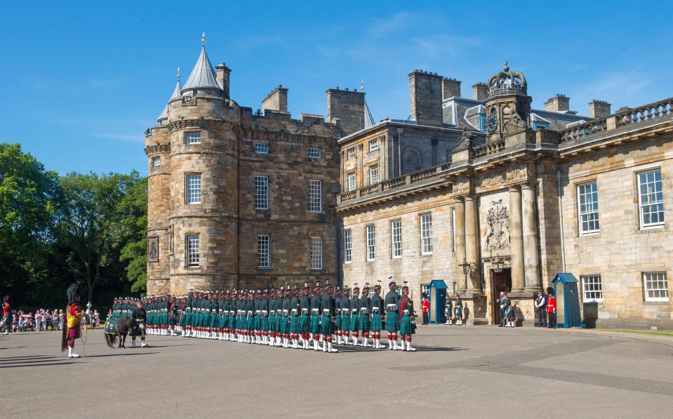  The Palace of Holyroodhouse is the Queen's official Scottish home