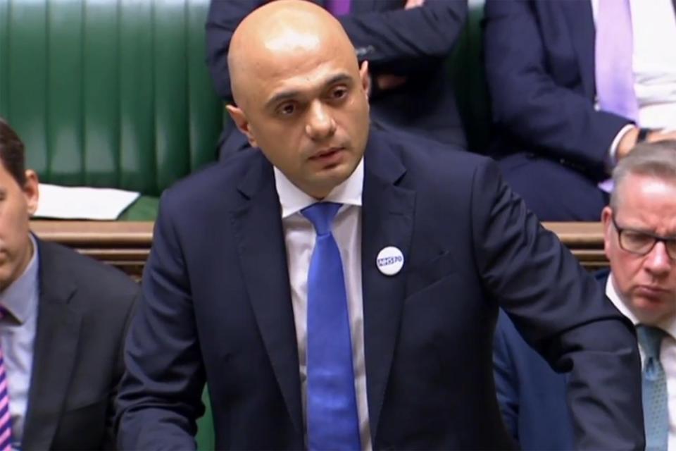  Sajid Javid has been tipped as a potential replacement