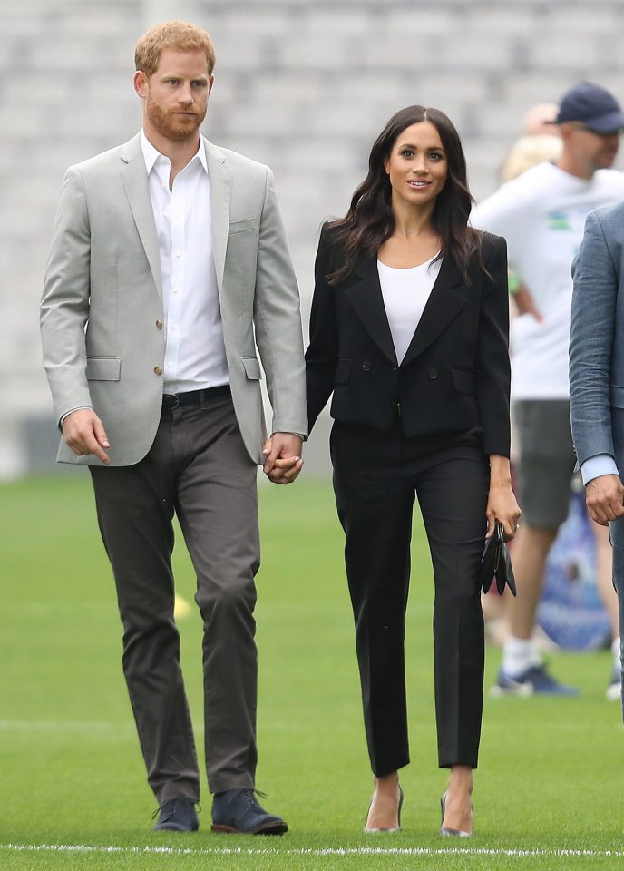  Meghan can pull off a trouser suit just as well as Rachel could