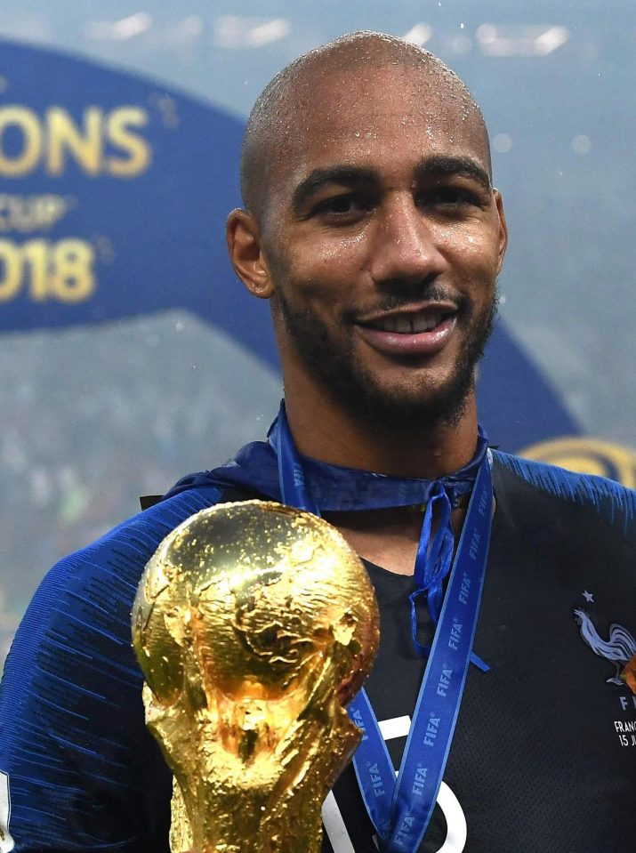  N'Zonzi came on in the second half of the World Cup final as France triumphed