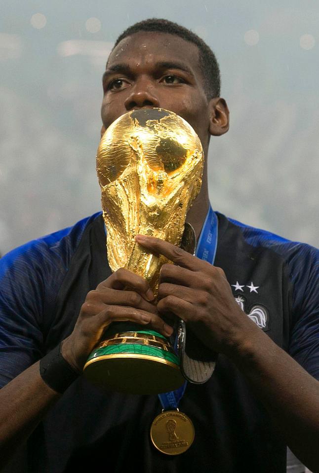  Pogba was instrumental in France's World Cup success