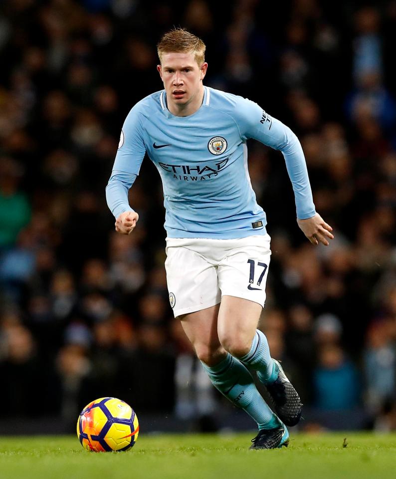 De Bruyne was Man City's player of the year last season