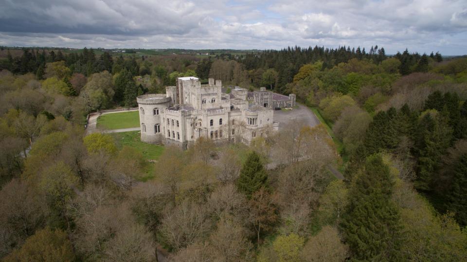  Gosford Castle is set in nearly 600 acres of forest