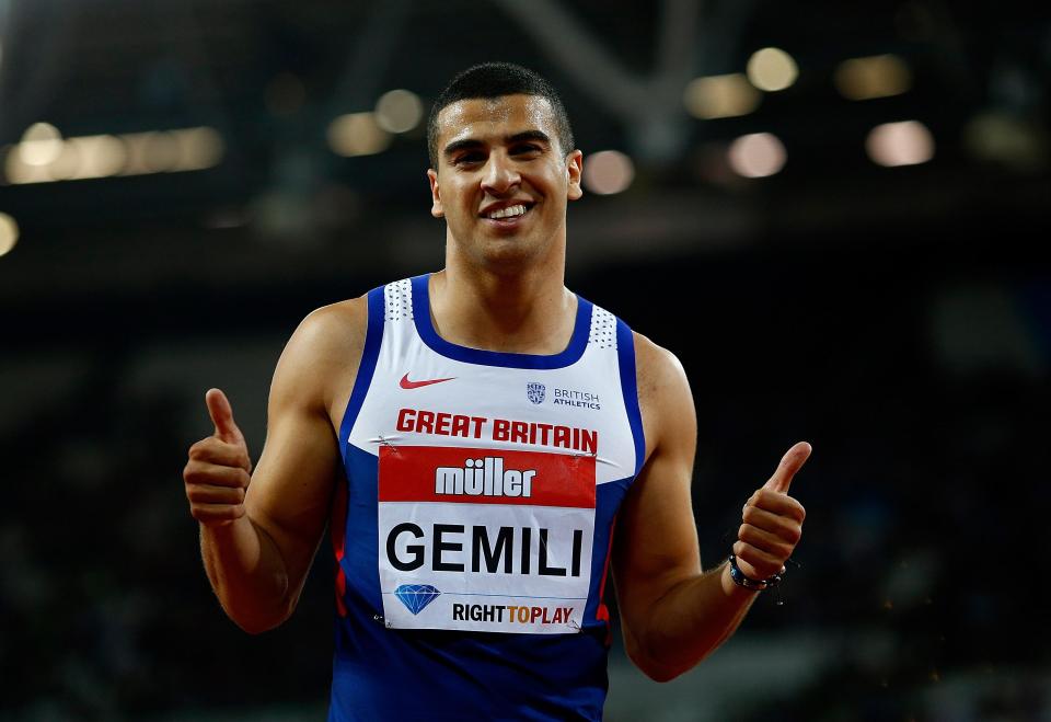  Adam Gemili is hoping for European Championship success in Berlin