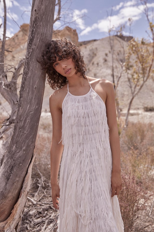 Add texture with this great tassel dress – perfect for summer events