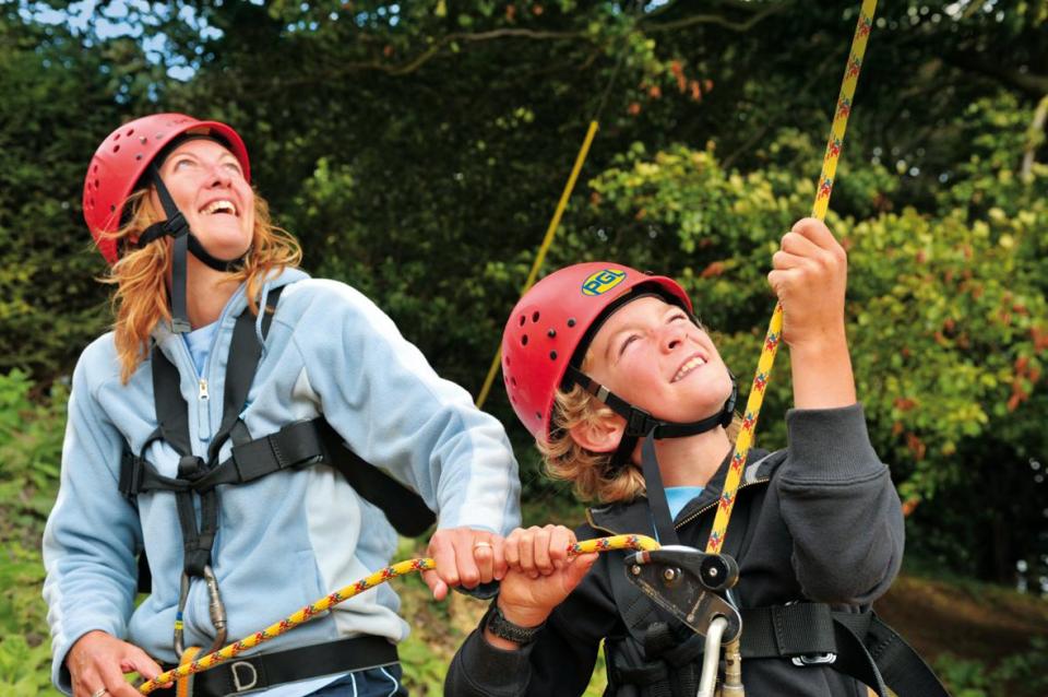  The PGL adventure centre at Bawdsey Manor has activities including abseiling, climbing, orienteering, canoeing – and even a zipwire