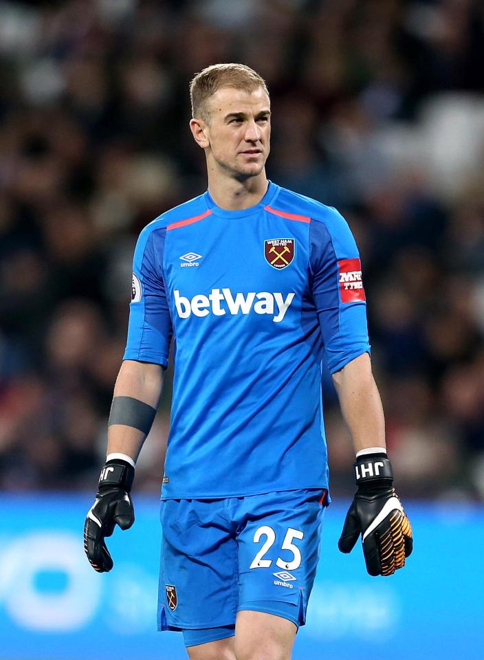 Joe Hart spent last season on loan from Manchester City at West Ham