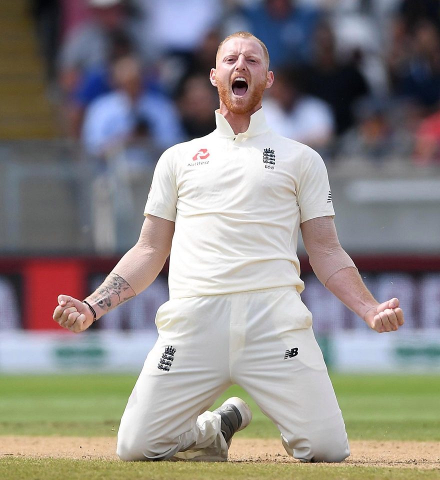  Stokes during England's win against India on Saturday