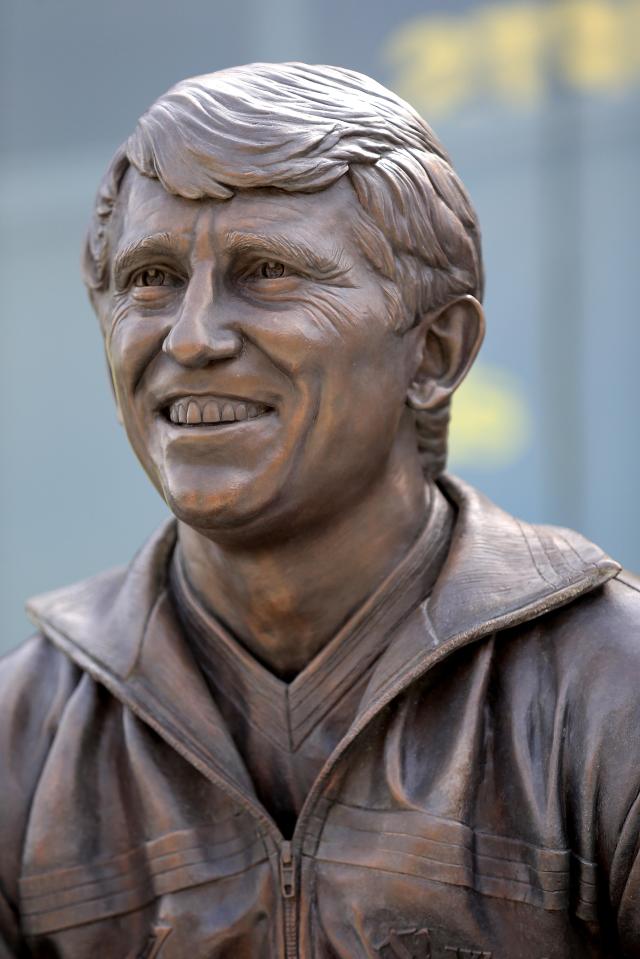  The statue was unveiled by Watford chairman Scott Duxbury