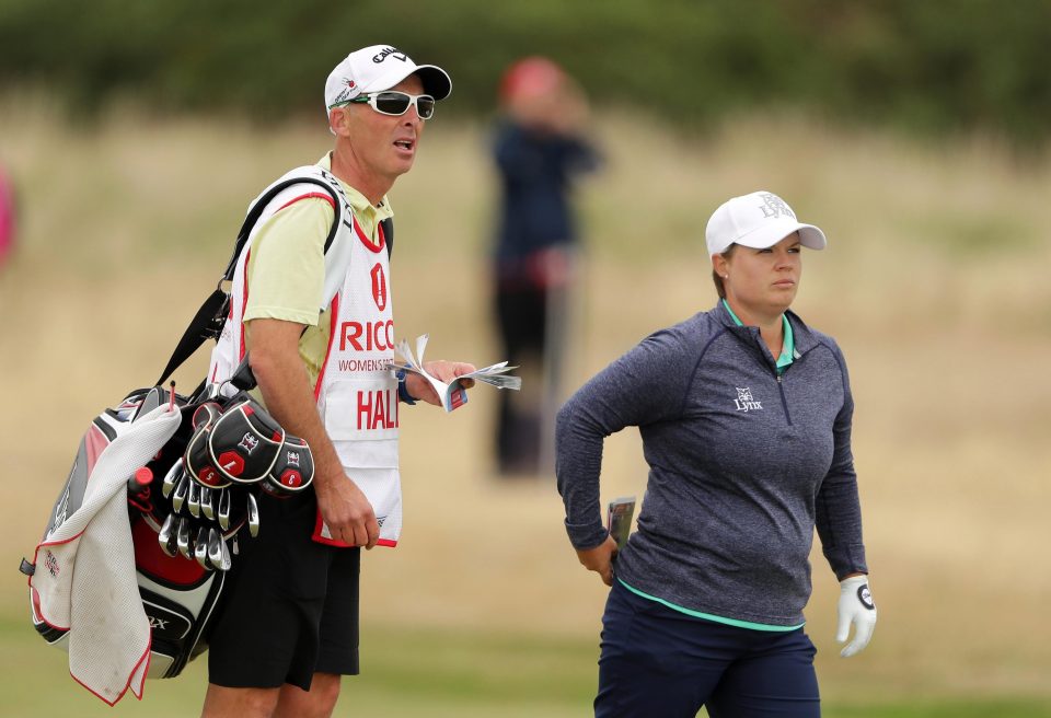  Dean admitted being a caddie can be more stressful than being a referee