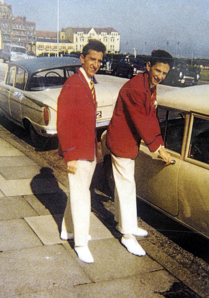  The brothers are pictured here as Butlins Redcoats at Margate in 1966