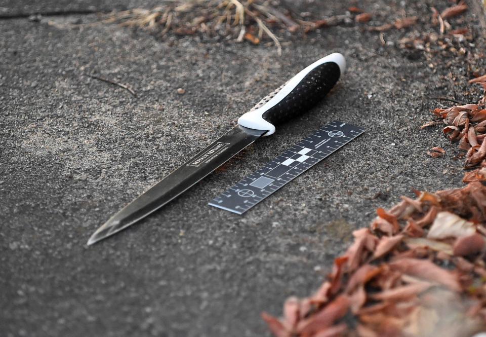  A knife was found near to the scene of the murder