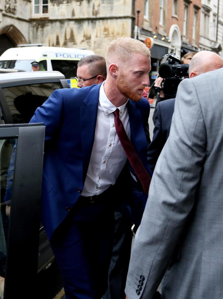  Cricketer Ben Stokes has arrived at court ahead of his affray trial