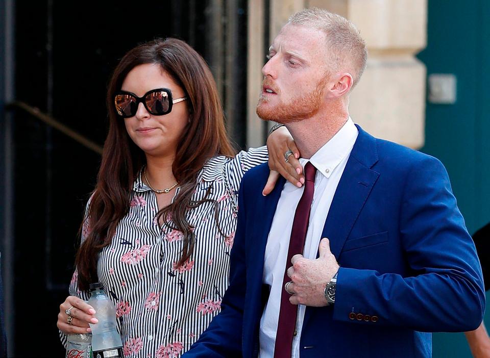  Stokes and his wife return to court this afternoon where the cricketer is standing trial