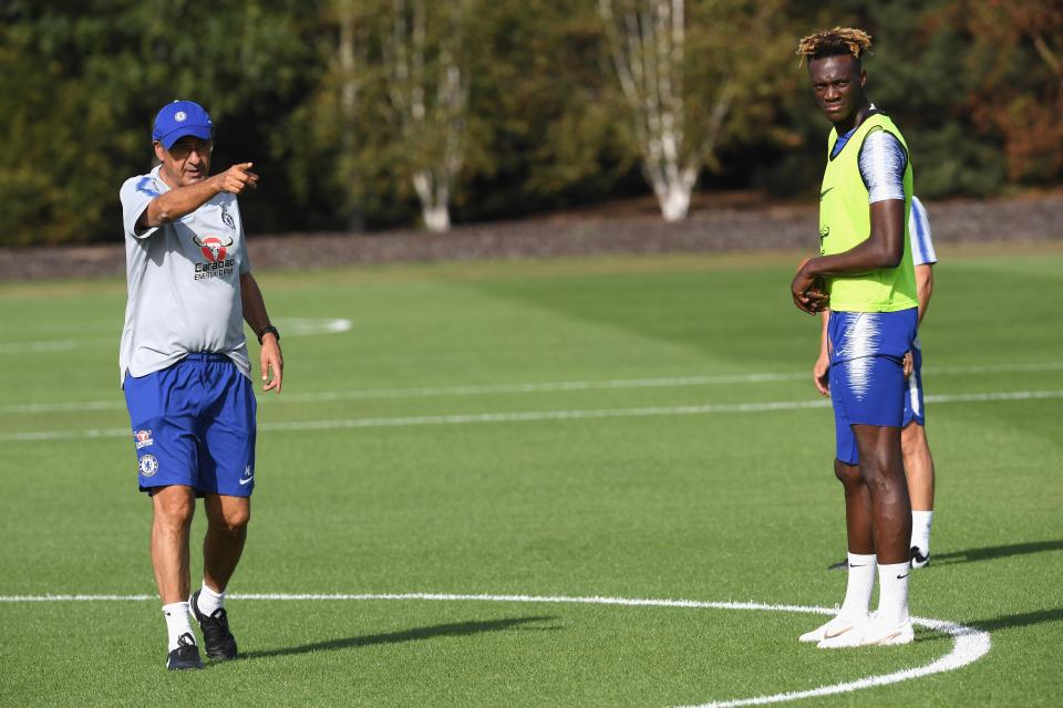 Instead Abraham wants to force his way into Maurizio Sarri's plans